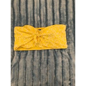 Floral Yellow Bandeau